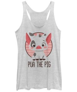 Women_s Moana Pua the Pig Racerback Tank Top