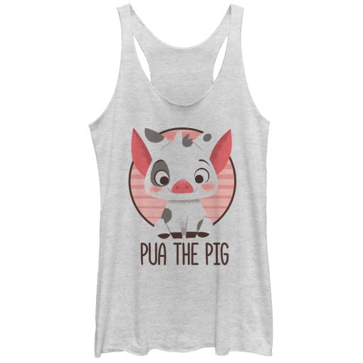 Women_s Moana Pua the Pig Racerback Tank Top