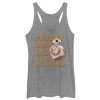 Women_s Star Wars The Force Awakens BB-8 This is How We Roll Racerback Tank Top