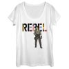 Women_s Star Wars The Rise of Skywalker Rebel Rose Scoop Neck
