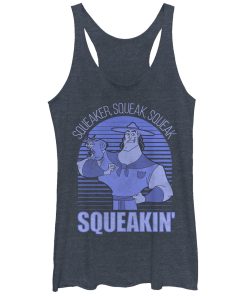 Women_s The Emperor_s New Groove Kronk Squirrel Squeak Racerback Tank Top