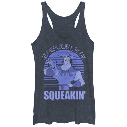 Women_s The Emperor_s New Groove Kronk Squirrel Squeak Racerback Tank Top