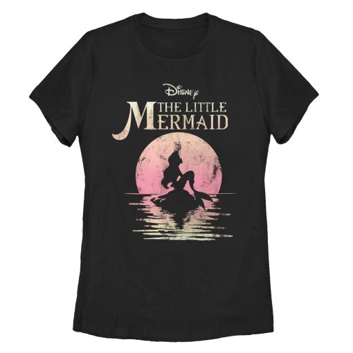 Women_s The Little Mermaid Ariel Sunset T-Shirt