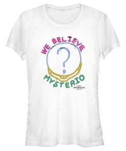 Junior’s Marvel Spider-Man No Way Home We Believe Mysterio T-Shirt