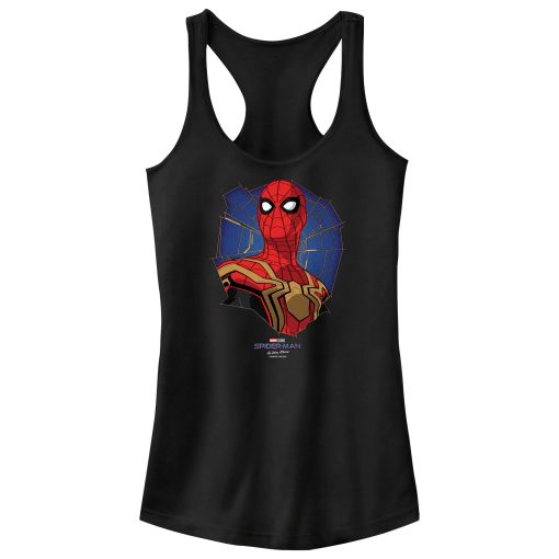 Junior’s Marvel Spider-Man No Way Home Web of a Hero Racerback Tank Top