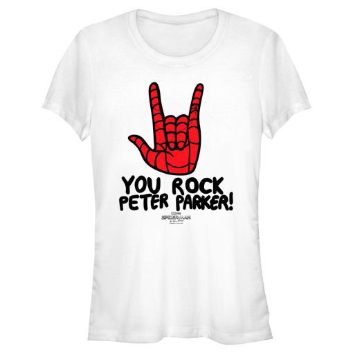 Junior’s Marvel Spider-Man No Way Home You Rock Peter Parker T-Shirt