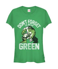 Junior’s Marvel St. Patrick’s Day Hulk Wear T-Shirt