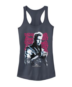 Junior’s Marvel Thor Ragnarok Grandmaster Script Racerback Tank Top