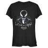 Junior’s Marvel Venom Let There be Carnage Black and White T-Shirt