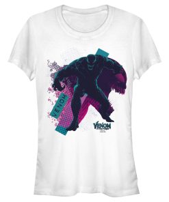 Junior’s Marvel Venom Let There be Carnage Blue and Purple Retro T-Shirt