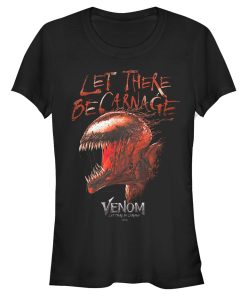 Junior’s Marvel Venom Let There be Carnage Red T-Shirt