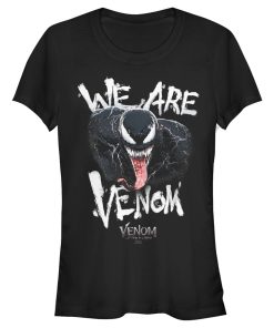 Junior’s Marvel Venom Let There be Carnage We Are Venom Antihero T-Shirt