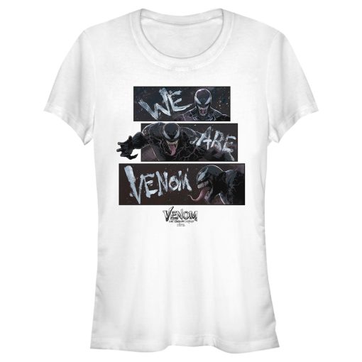 Junior’s Marvel Venom Let There be Carnage We are Venom Comic T-Shirt