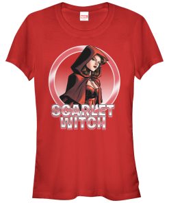 Junior’s Marvel Witch Circle T-Shirt