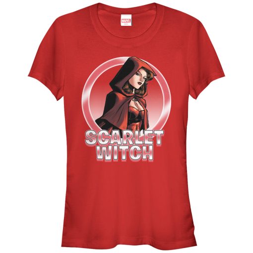 Junior’s Marvel Witch Circle T-Shirt