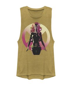 Junior’s Marvel X-Men Jean Grey Logo Festival Muscle Tee