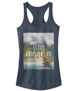 Junior’s Moana Foggy Ocean Connection Racerback Tank Top