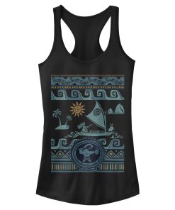 Junior’s Moana Ocean Journey Racerback Tank Top