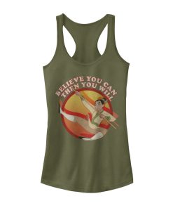 Junior’s Mulan Believe You Can Racerback Tank Top