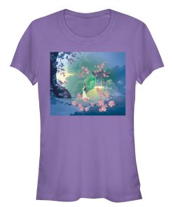 Junior’s Mulan Blossom Scene T-Shirt