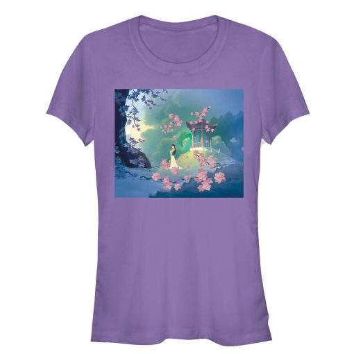 Junior’s Mulan Blossom Scene T-Shirt