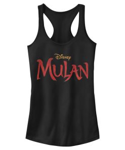 Junior’s Mulan Classic Logo Racerback Tank Top