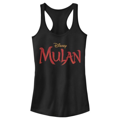 Junior’s Mulan Classic Logo Racerback Tank Top