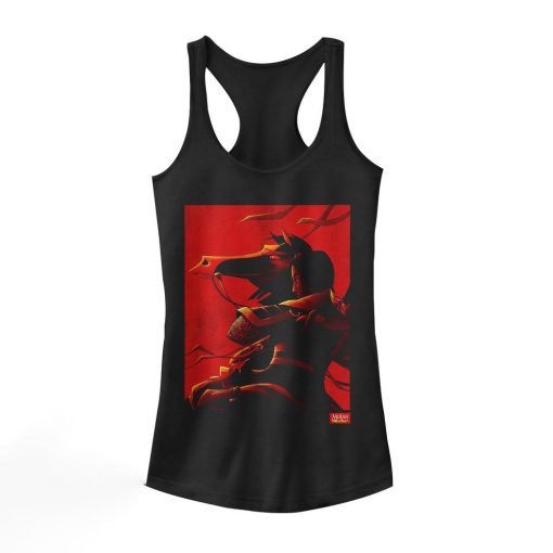 Junior’s Mulan Classic Poster Racerback Tank Top