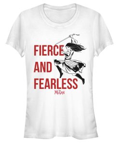 Junior’s Mulan Fierce & Fearless T-Shirt