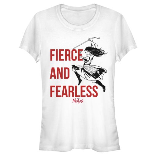 Junior’s Mulan Fierce & Fearless T-Shirt