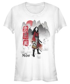 Junior’s Mulan Foggy Mountains T-Shirt