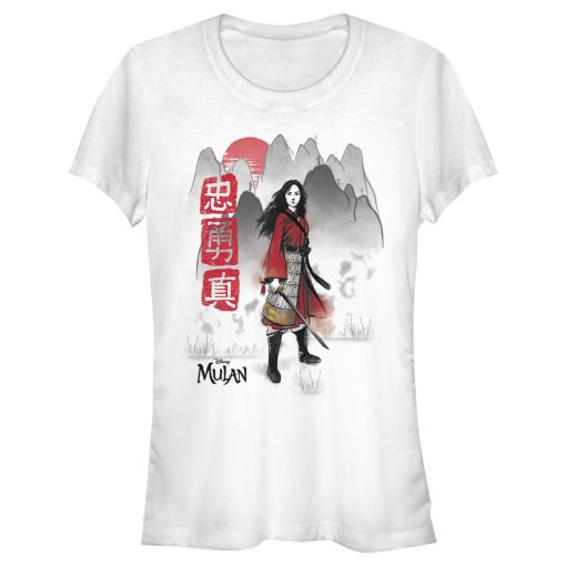 Junior’s Mulan Foggy Mountains T-Shirt