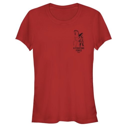 Junior’s Mulan & Khan Badge T-Shirt