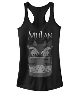 Junior’s Mulan Stone Dragon Racerback Tank Top