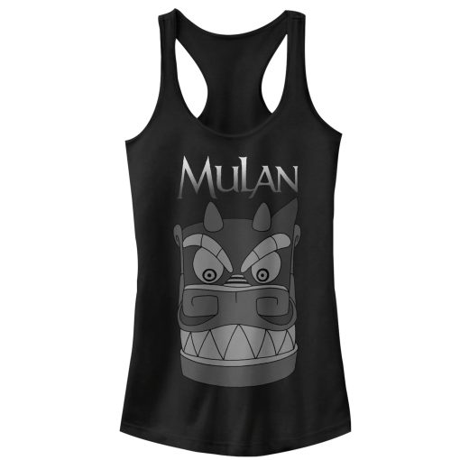 Junior’s Mulan Stone Dragon Racerback Tank Top