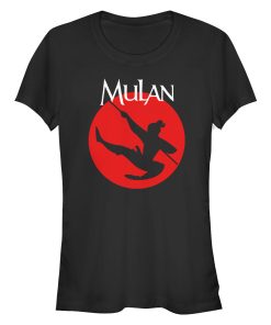 Junior’s Mulan Warrior Silhouette T-Shirt