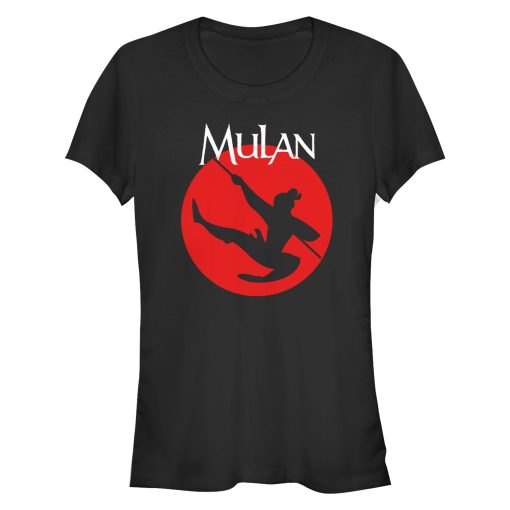 Junior’s Mulan Warrior Silhouette T-Shirt