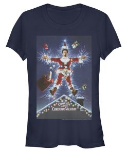 Junior’s National Lampoon’s Christmas Vacation Electrified Poster T-Shirt
