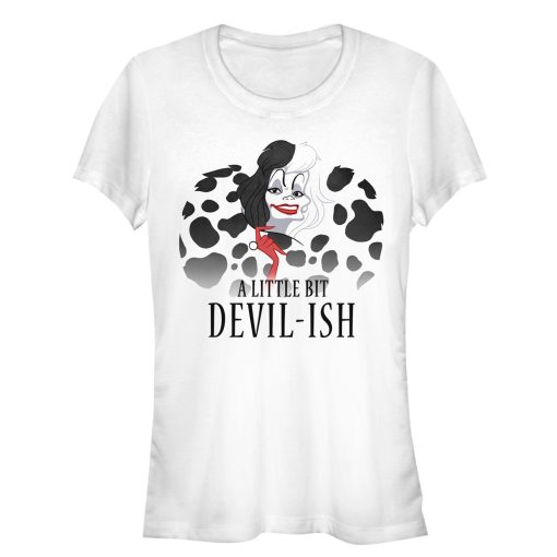 Junior’s One Hundred and One Dalmatians Cruella Devilish T-Shirt