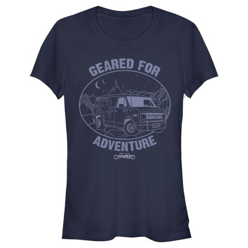 Junior’s Onward Geared for Adventure Night T-Shirt