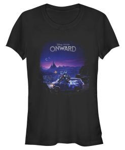 Junior’s Onward Movie Sunset Poster T-Shirt
