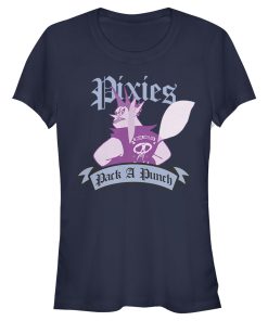 Junior’s Onward Pixies Pack a Punch Attitude T-Shirt