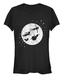 Junior’s Peter Pan Fly Silhouette T-Shirt