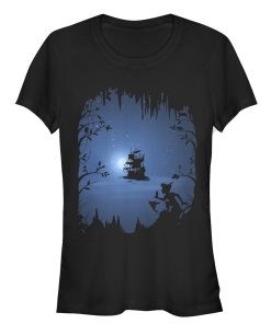 Junior’s Peter Pan Full Moon Boat T-Shirt