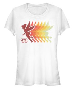 Junior’s Peter Pan Tinker Bell Retro T-Shirt