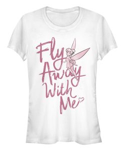 Junior’s Peter Pan Valentine Tink Fly T-Shirt