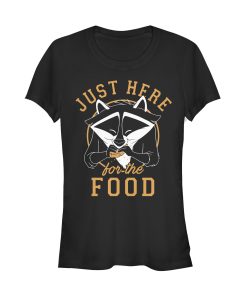 Junior’s Pocahontas Meeko Here For Food T-Shirt
