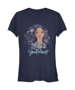 Junior’s Pocahontas Watercolor Wind T-Shirt