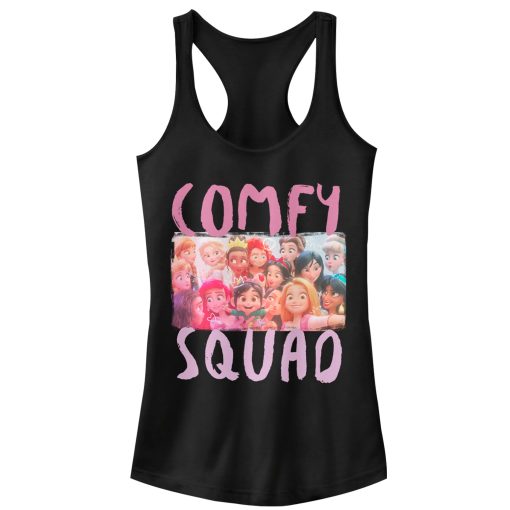 Junior’s Ralph Breaks the Internet Comfy Squad Selfie Racerback Tank Top