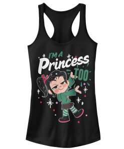 Junior’s Ralph Breaks the Internet Princess Vanellope Racerback Tank Top